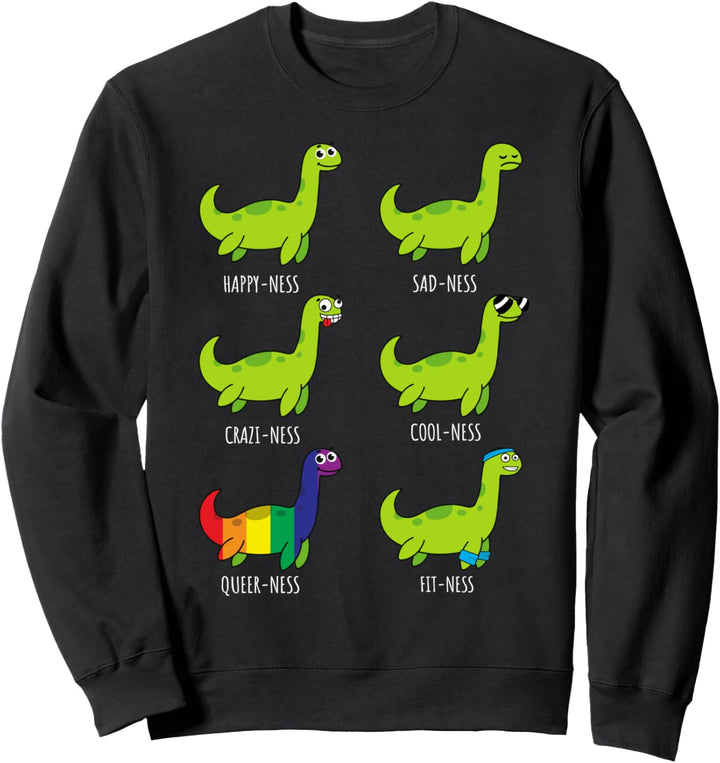 Lustiges Loch Ness Monster Shirt Cryptozoology Nessie Lochness Sweatshirt