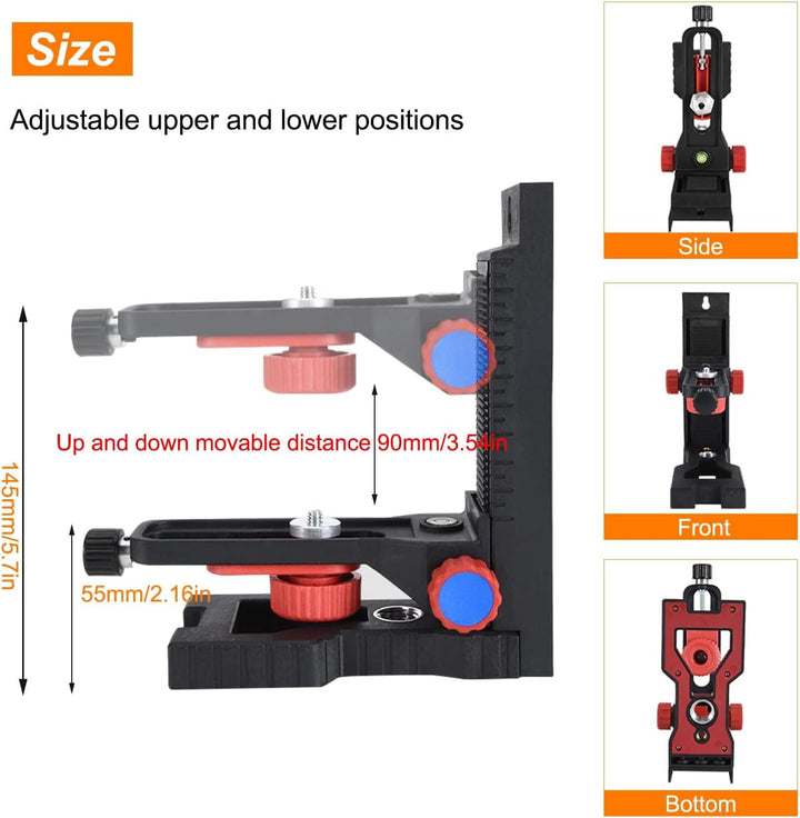 Laser Halterung, Laser Halterung Multifunktional, Laser Stativ Stark Magnetisch Einstellbar, für Bos