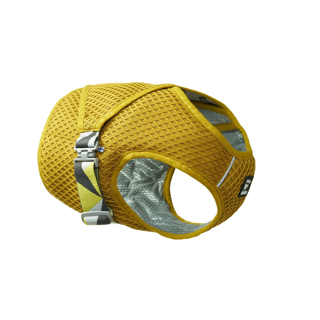 Hurtta Kühlweste für Hunde, Kühljacke Hund, Gelb, 85-95 Kurkuma 85-95, Kurkuma 85-95