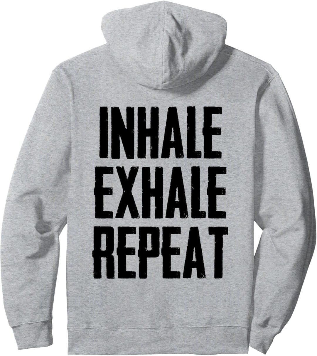 Yoga Gifts - Inhale Exhale Repeat - Inhale Love & Gratitude Pullover Hoodie