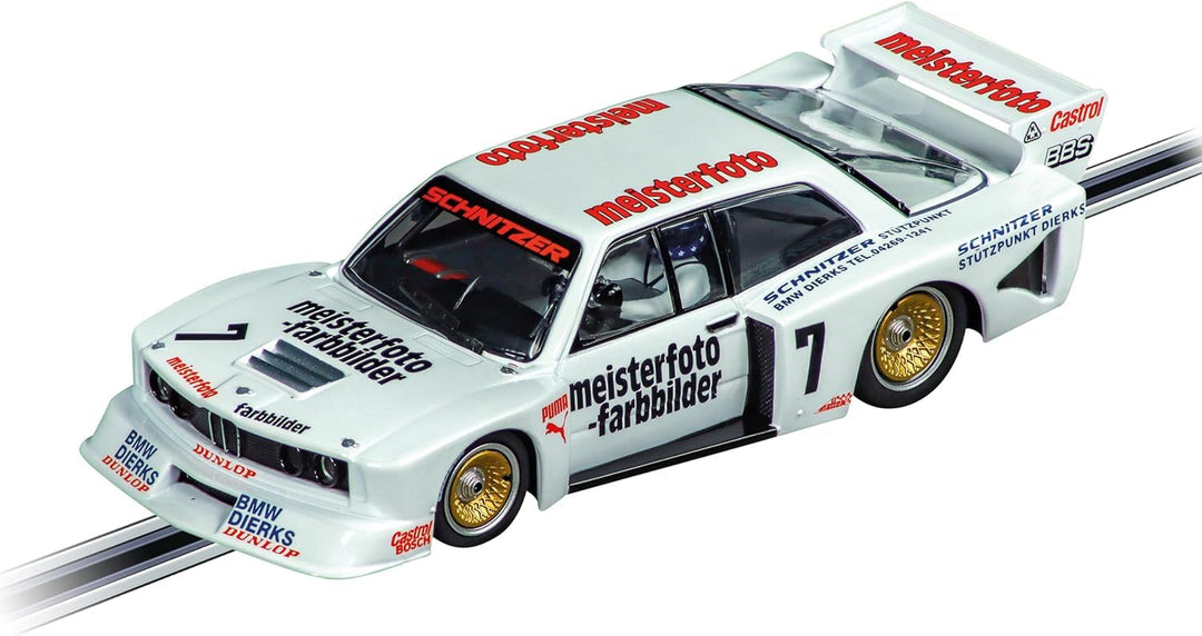 Carrera Digital 132 | BMW 320 Turbo Flachbau Team Schnitzer, No.7 | Auto für Rennbahn | Rennbahnen u