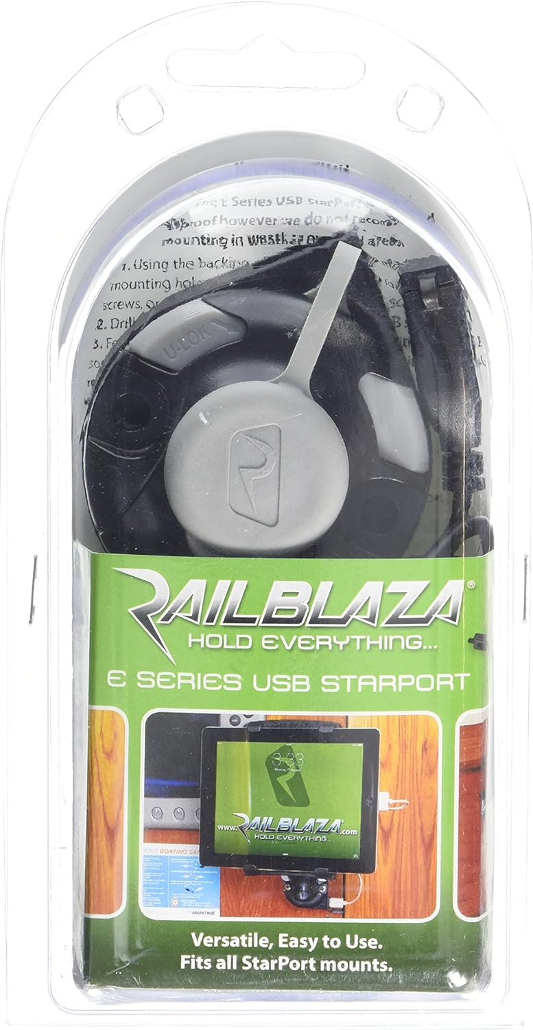 Railblaza E-Serie USB Star Port und Spacer – Schwarz