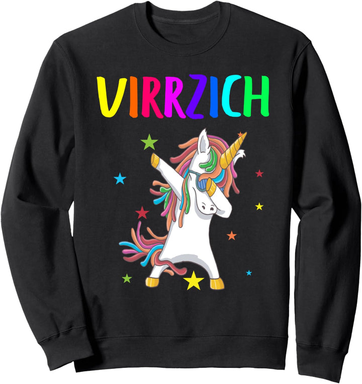 40. Geburtstag 40 Jahre Virrzich Idee Einhorn Sweatshirt