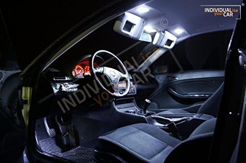 INDIVIDUALise your CAR Innenraumbeleuchtung SET für 3er E46 Coupé (Cool-White) Kaltweiss, Cool-White
