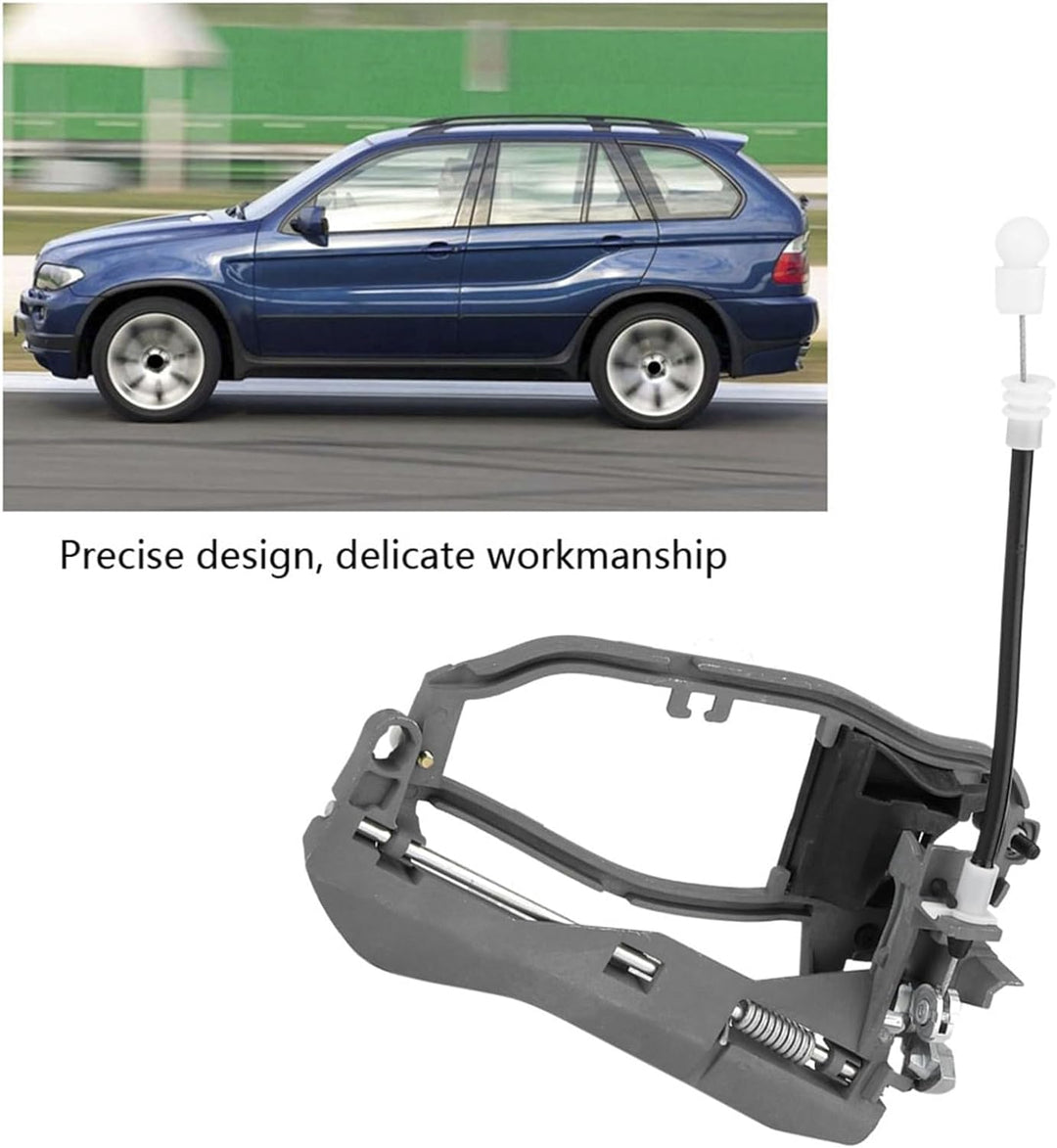 KIMISS Kfz Türgriffträger Montagehalterungsgriff Gehäuse Türgriffhalterung für X5 E53 51218243615/51