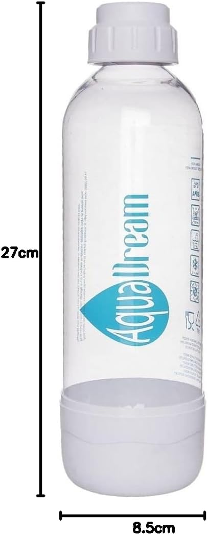 orion group Sprudlerflasche Flasche für Wassersprudler weiss AQUADREAM 1,1 L