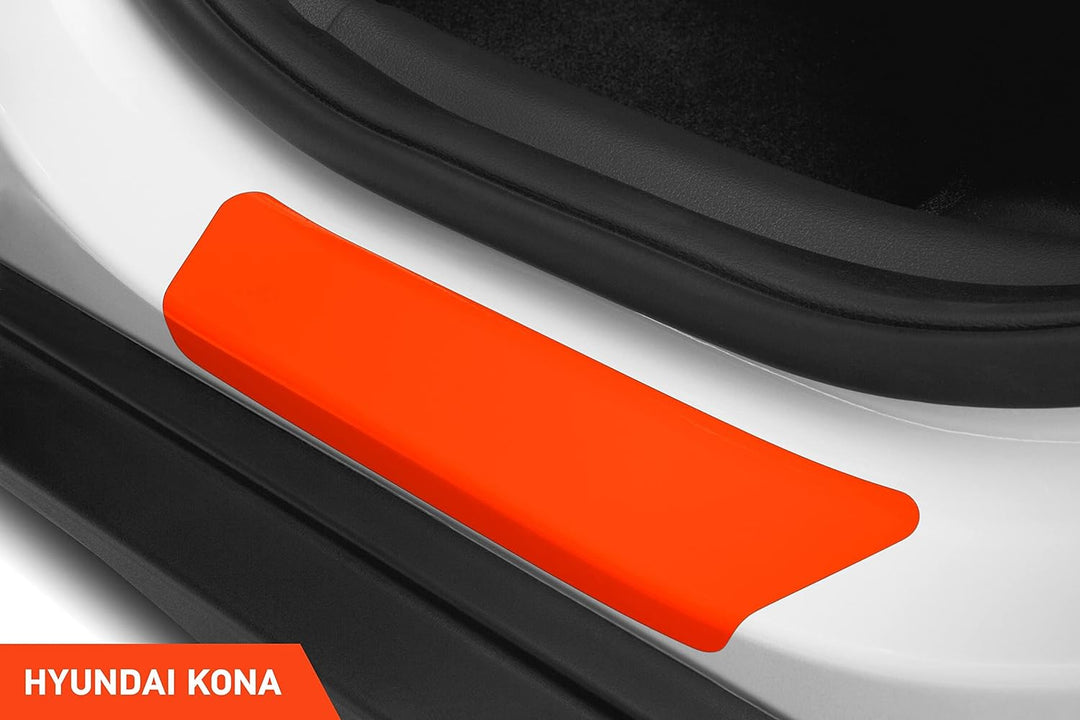 Luxshield Auto Einstiegsleisten Schutz für Hyundai Kona 1 (I) OS I 2017-2023 - Schutzfolie Autotür Z