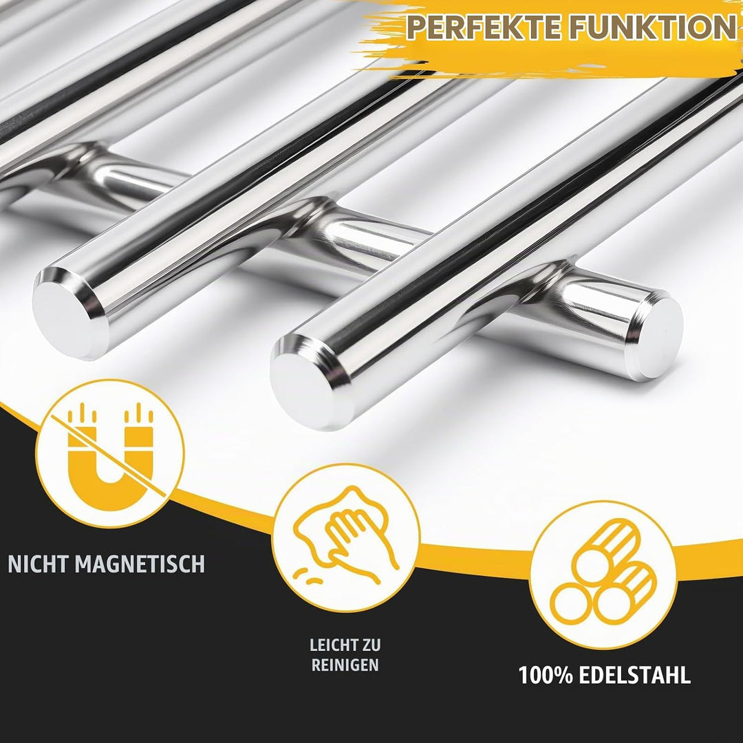 GFTIME 43,2 x 31,7cm Edelstahl Grillroste für Enders Boston 3 &amp; Monroe Pro 3, Charbroil, Barbecook S