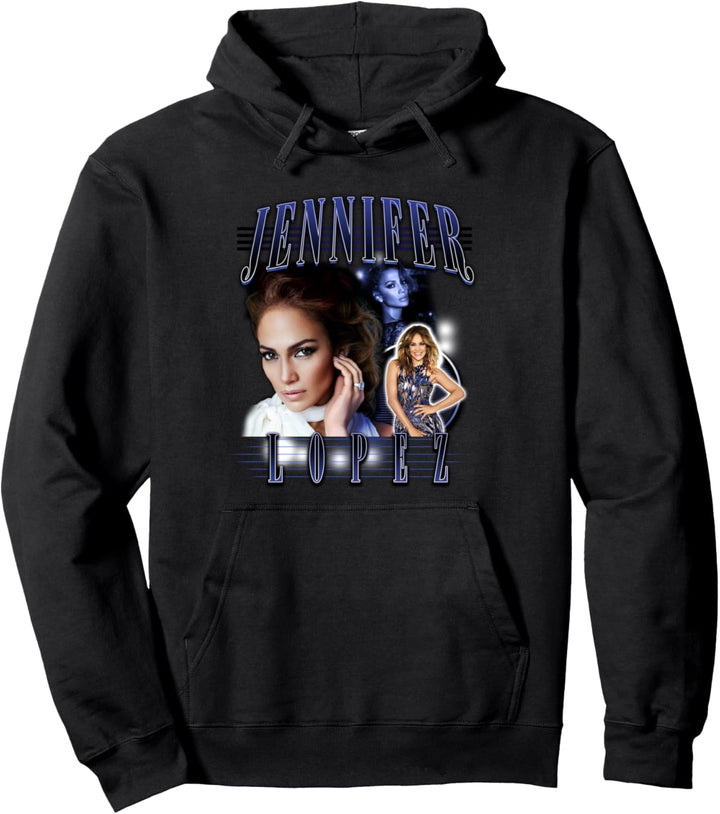 Jennifer Lopez Collage mit drei Posen Pullover Hoodie