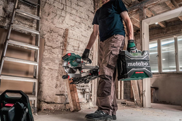 Metabo Akku-Baustellenradio RC 12-18 32W BT DAB+, 18 V, mit Bluetooth und AUX, Schutzklasse IP 54, R