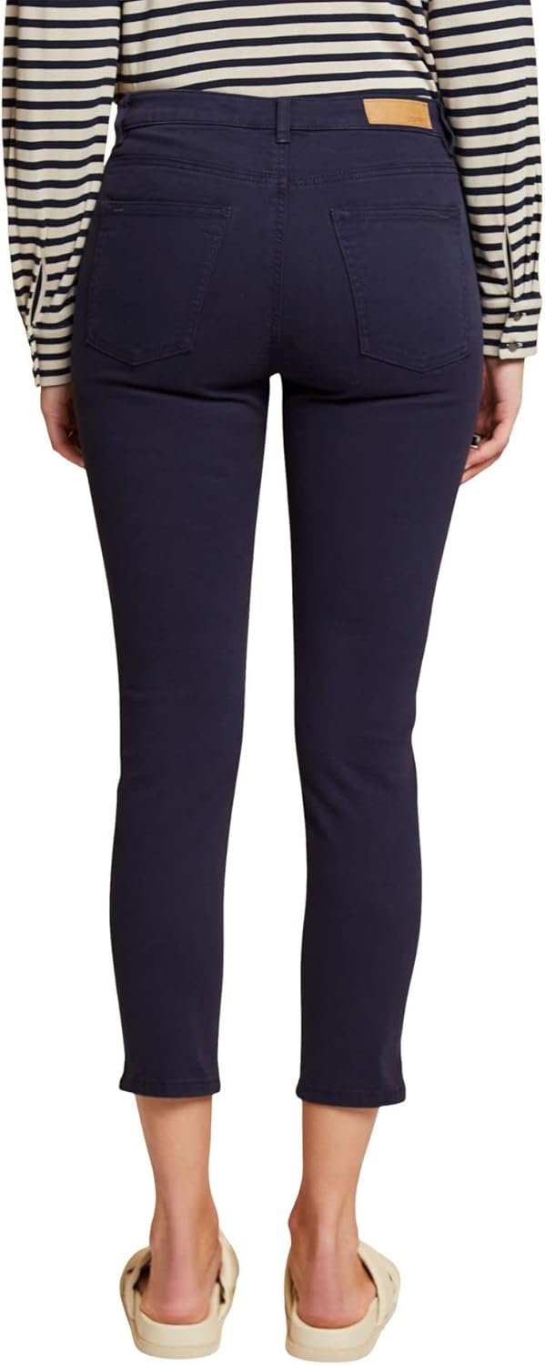 ESPRIT Damen Hose, 33W / 26L 400/Navy