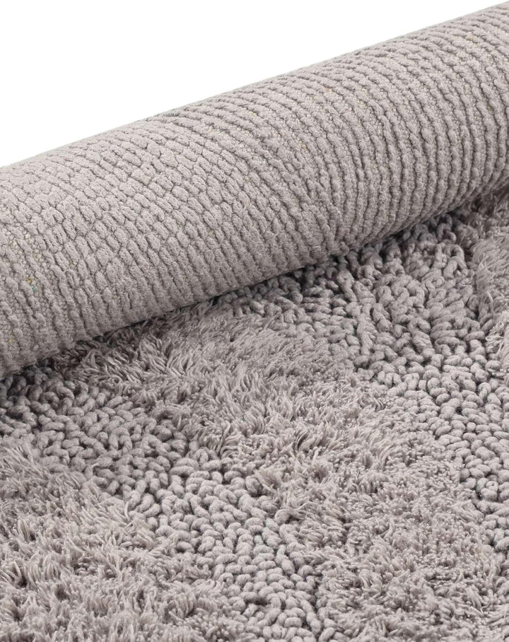 RugVista Breeze Teppich - Grau Teppich Ø 70 Moderner, Rund Teppich