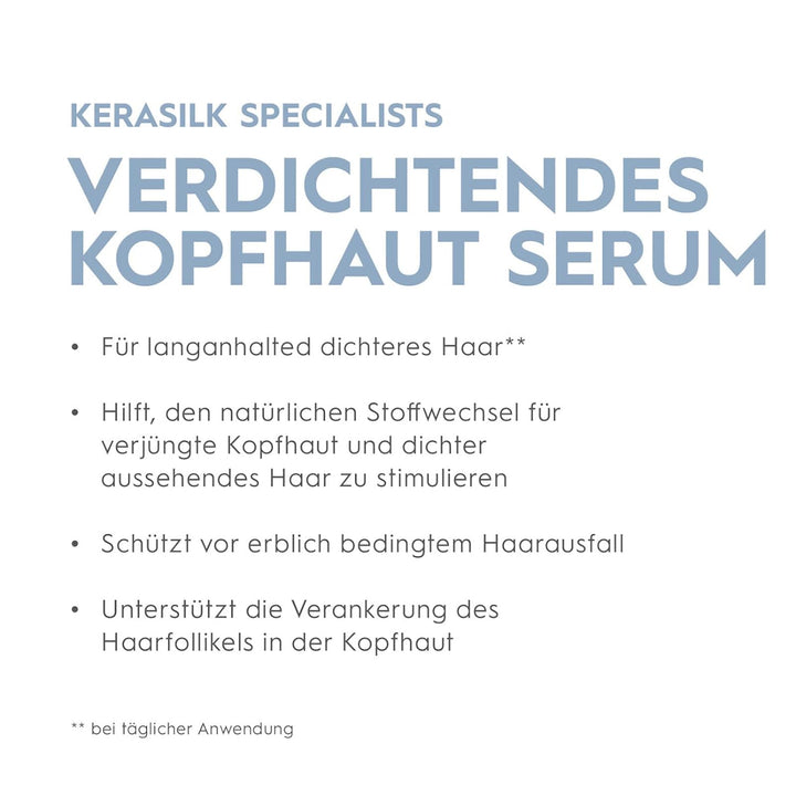 Kerasilk Specialist, Verdichtendes Kopfhaut Serum für dünner werdendes, schwaches Haar, 100ml