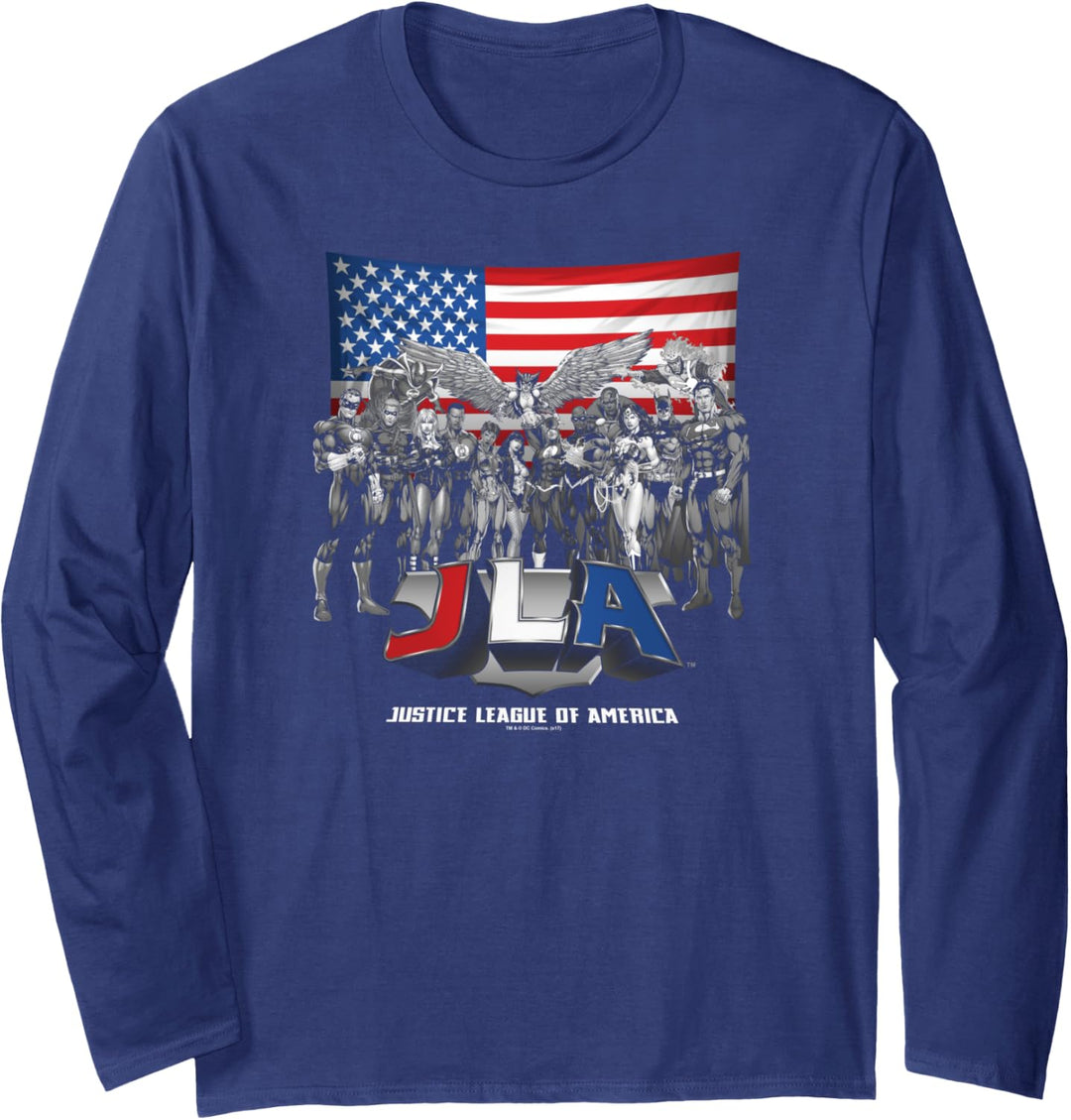 Justice League All American League Langarmshirt