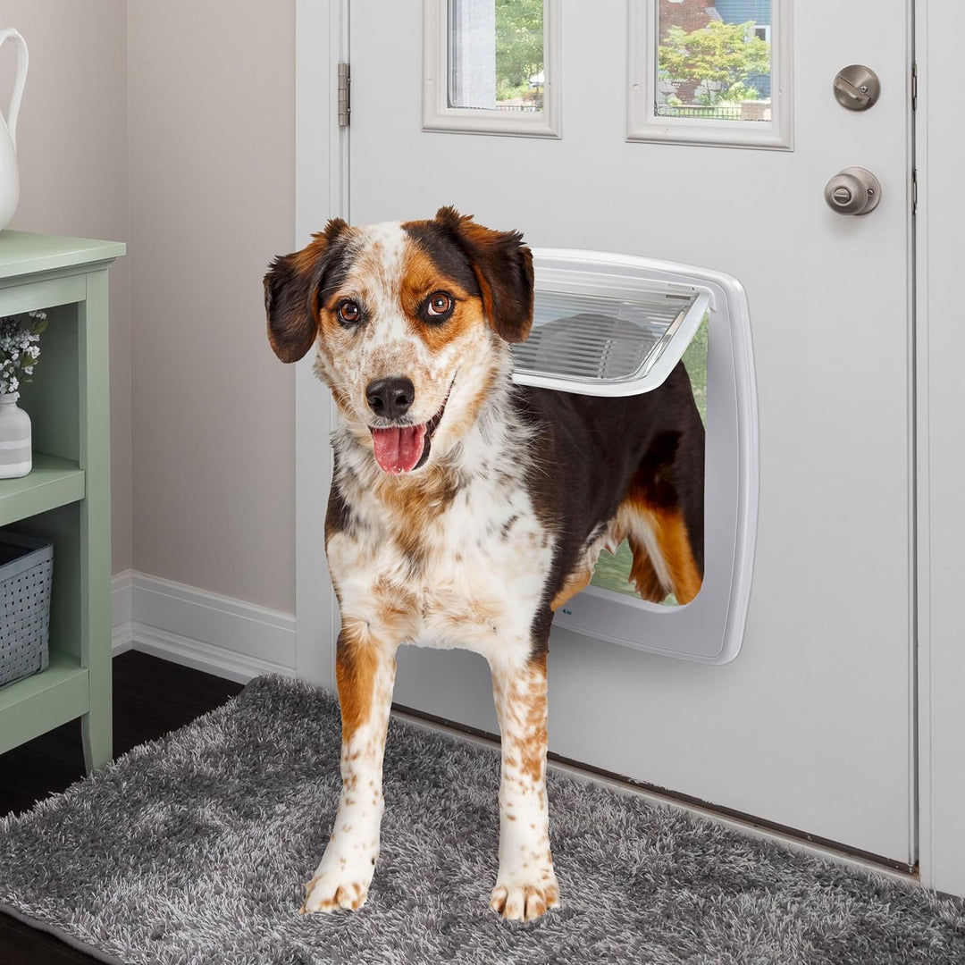 Ferplast Haustiertür für Grosse Hunde SWING 15 Hundenklappe Katzenklappe, Universaleinbau, 4-fach st