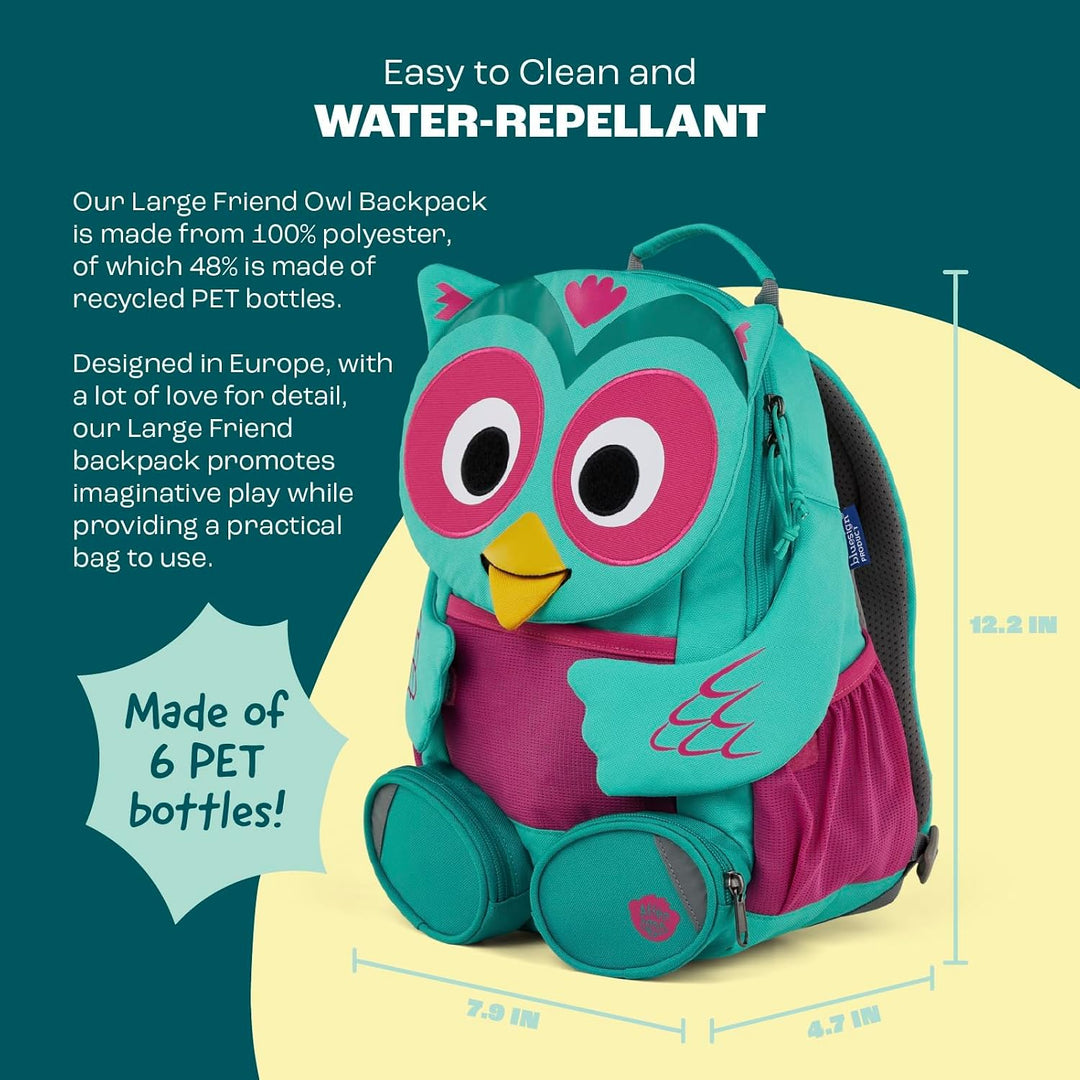 Affenzahn Kinderrucksack Grosser Freund | Kindergartenrucksack für Kinder von 3 bis 5 Jahren mit fun