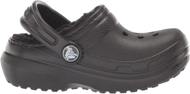 Crocs Unisex Kinder Classic Lined Clog K, Schwarz