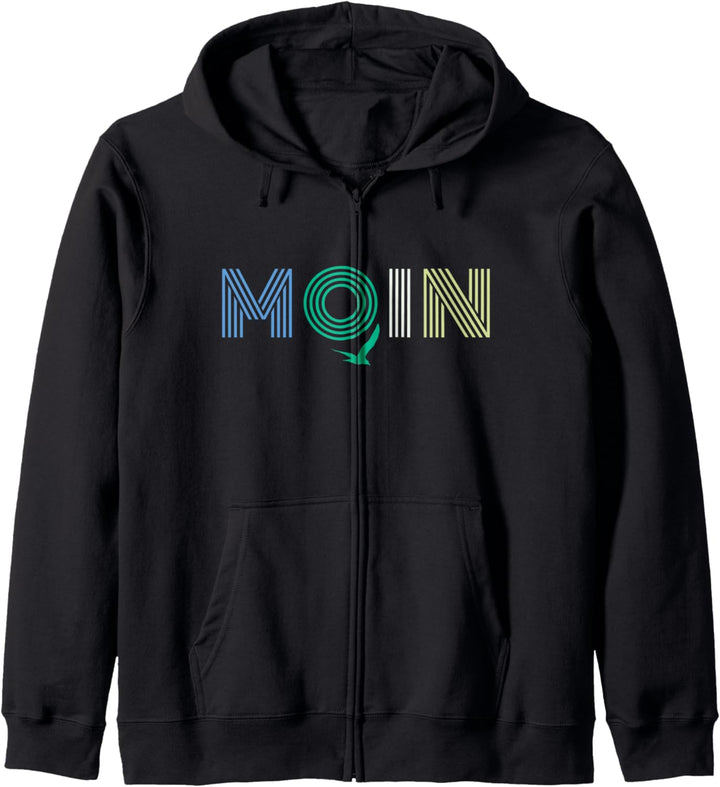 MOIN RETRO Vintage mit Norddeutschen Möwe Kapuzenjacke