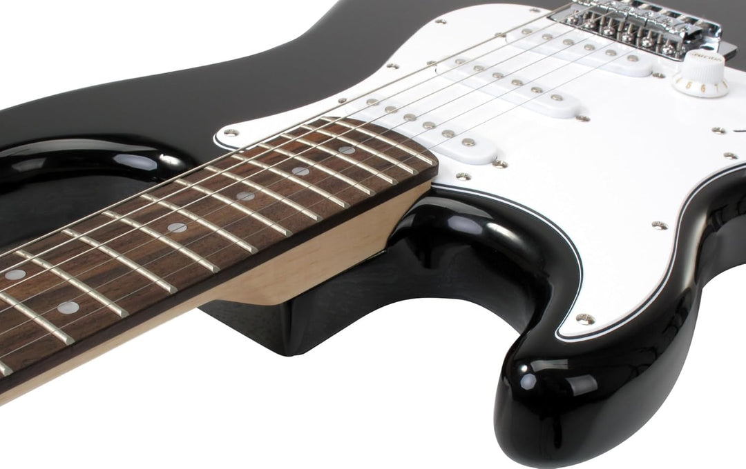 Rocktile Pro ST3-BK/RW-L Linkshänder (Lefty) E-Gitarre Black