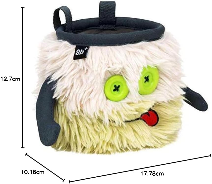 8BPLUS Kreidebeutel zum Klettern, Bouldern, Gürtel und Geschenkbox inklusive – breite Öffnung – Bürs
