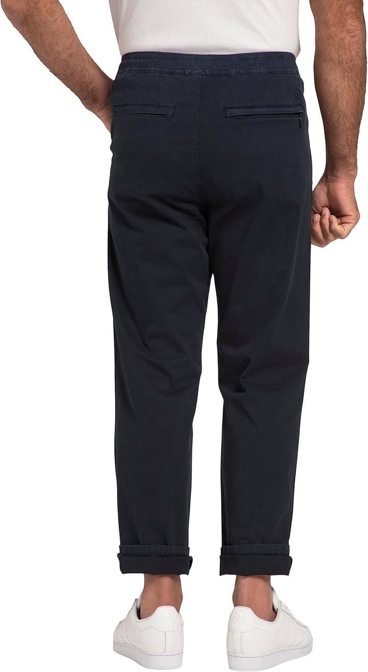JP 1880 Herren Chino Flexnamic, Schlupfbund, Praktische Taschen, Regular Fit Hose 4XL Grosse Grössen