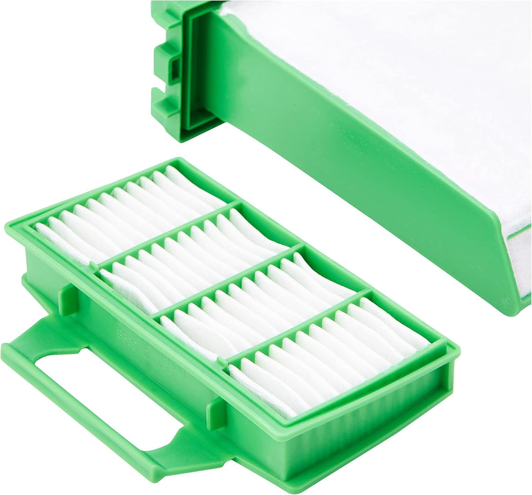 Sebo 6696ER Mikrofilter, Kunststoff & SBO6629 Ultrabeutel, 3 l, geeignet für K Cleaners, 8 Stück, We