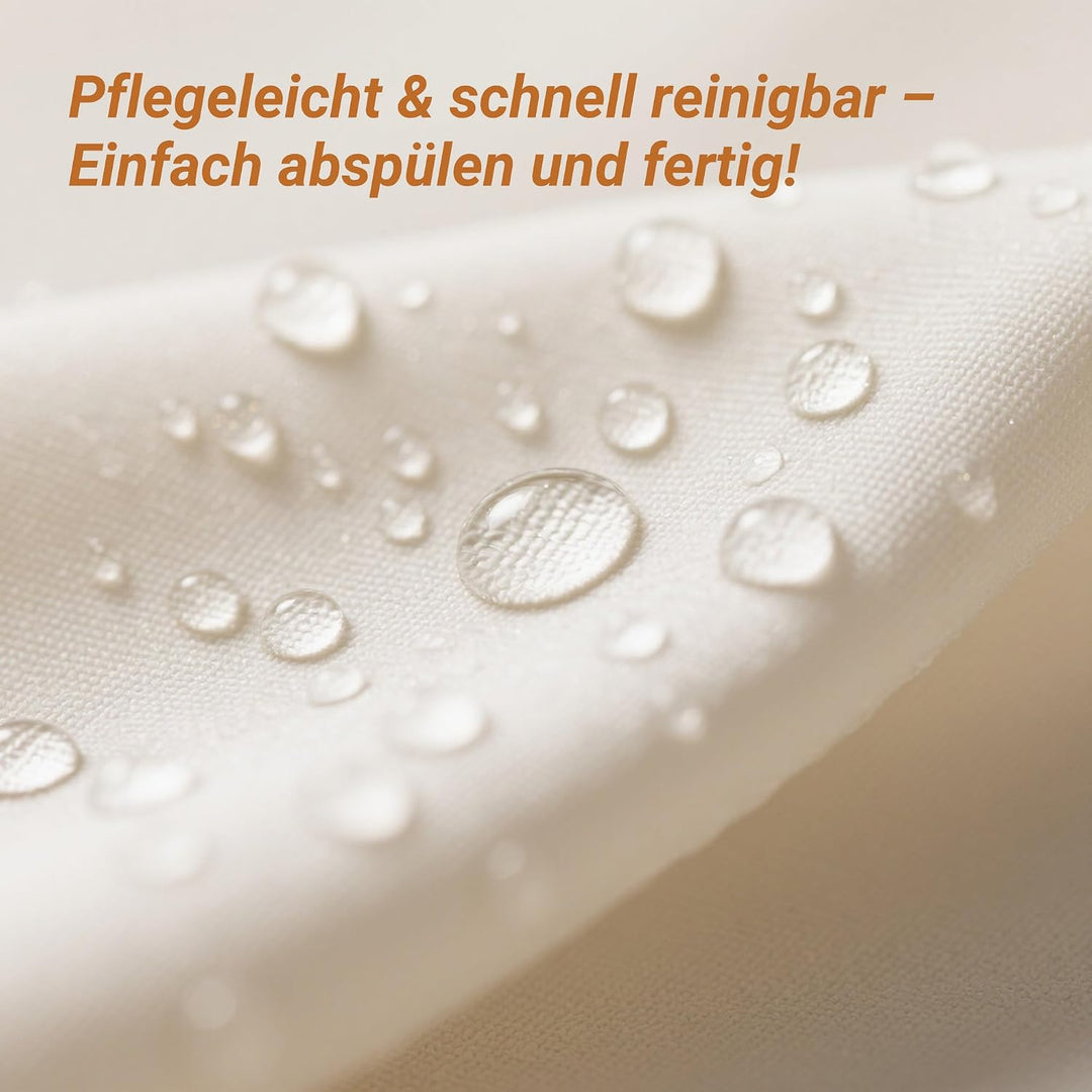 Balkon Sichtschutz 90x500cm, Blickdicht &amp; wetterfest – Balkonabdeckung und Windschutz mit Ösen und K