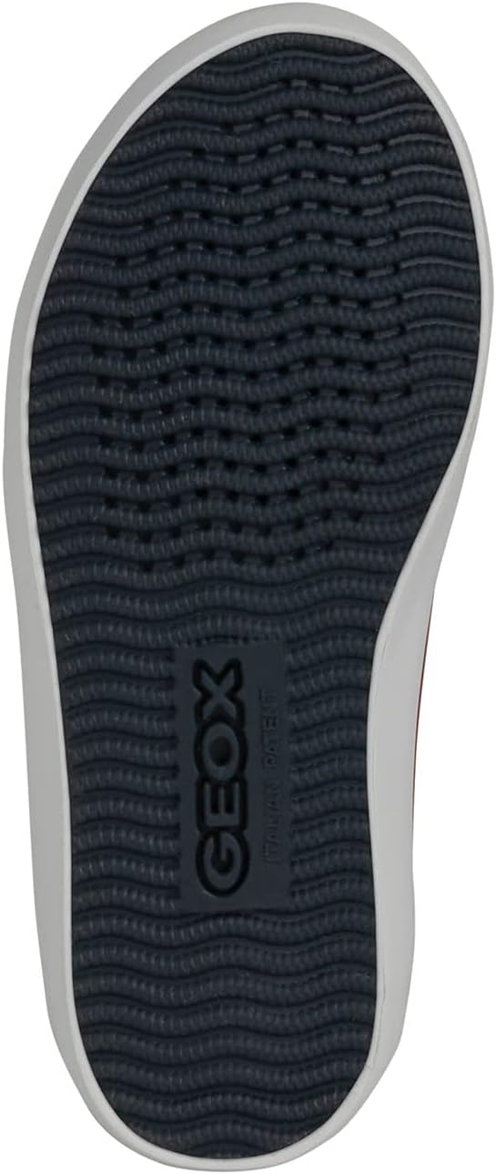 Geox Herren J Gisli Boy B Sneakers 24 EU Navy Red, 24 EU Navy Red
