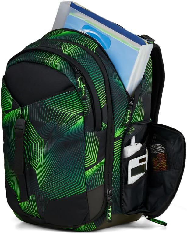 Satch Match Pencil Slider Edition Schulrucksack Set 3tlg. inkl. Sporttasche Ninja Matrix, Ninja Matr
