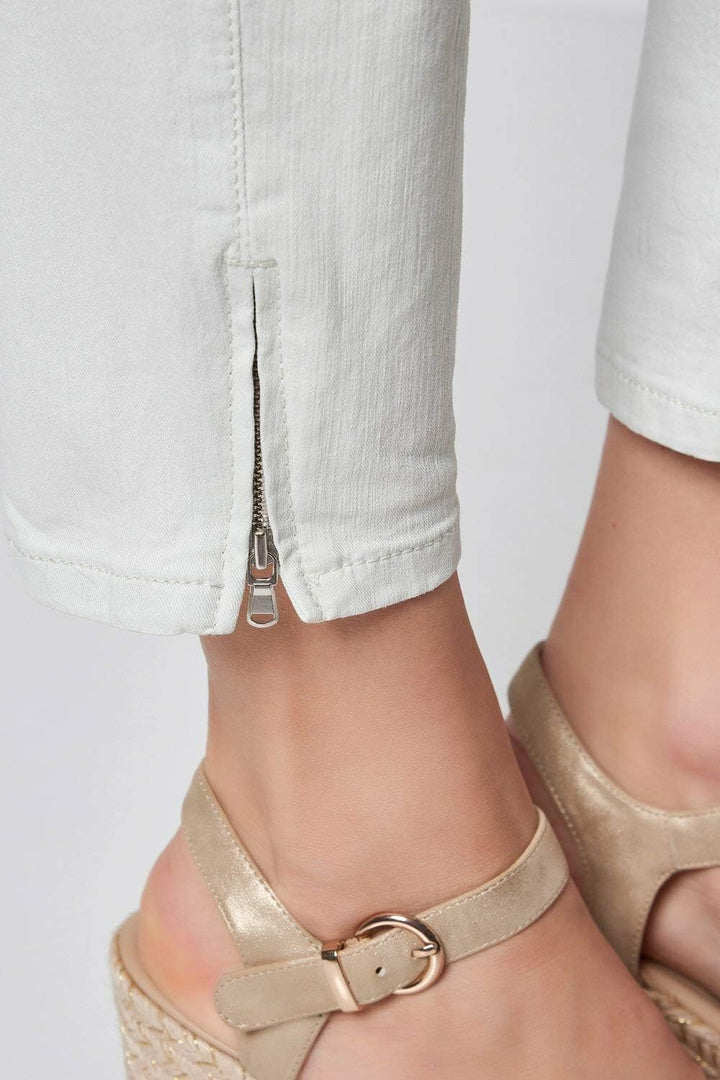 TONI Damen 7/8-Hose »Perfect Shape« mit Saumzippern 36 perlmuttfarben