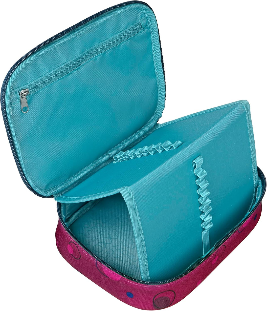 neoxx - Schlamperbox Dunk Bubble me Around – aus recycelten PET-Flaschen – Platz für EIN Geodreieck