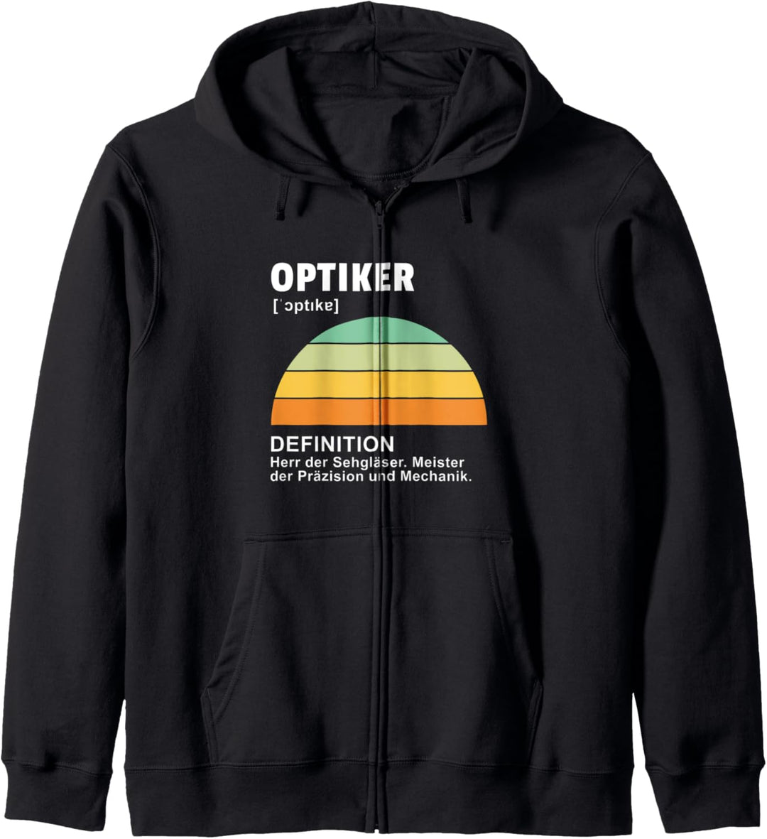 Optiker Augenoptiker Optikerin Kapuzenjacke