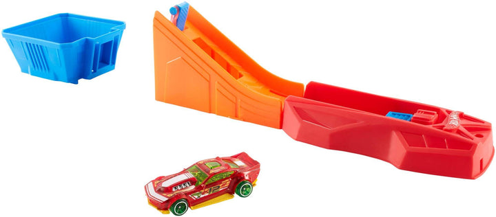 Hot Wheels Classic Stunt Super-Salto Set Schiffswerfer, Schiffswerfer