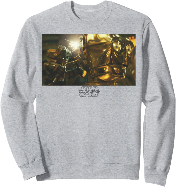 Star Wars Babu Frik & C-3PO Portrait Panel Sweatshirt