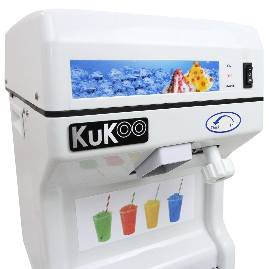 KuKoo Gastro Ice Shaver Eismaschine Slusheis Wassereis Eisschnee Schneeeis Shaved Iced Eisbearbeitun