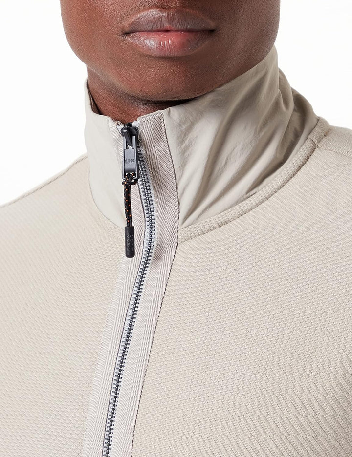 BOSS Herren Zetwill Shirt M Open Grey, M Open Grey