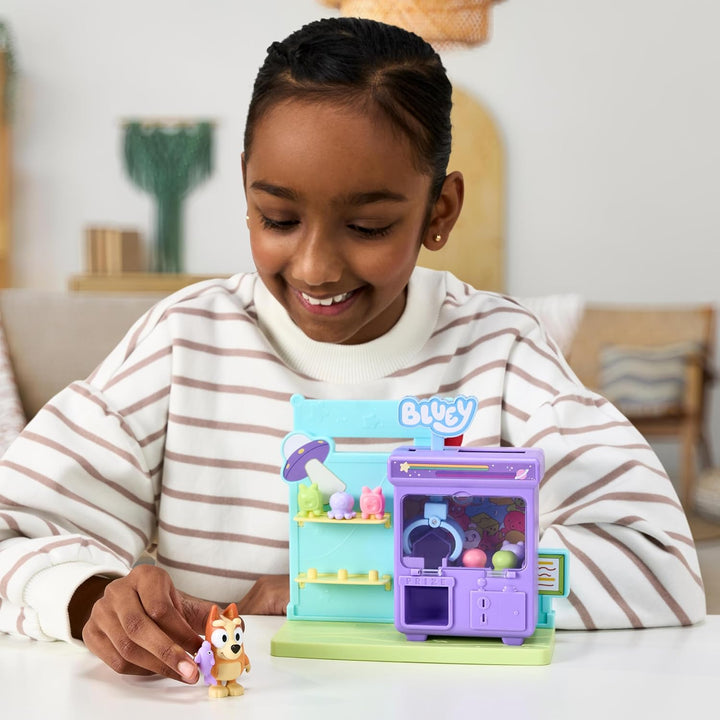 BlueY Mini-Spielset Bingos Greifautomat, enthält Bingo mit beweglichen Gelenken und Wellenreiter, ge