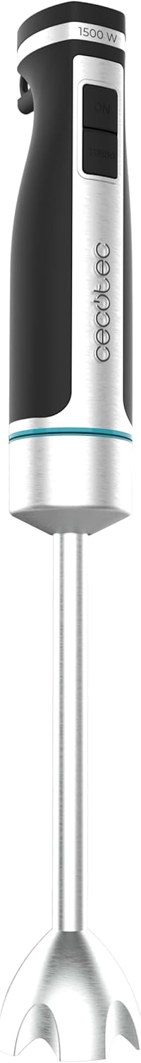 Cecotec Hand- Mixer PowerGear 1500 - Klingen aus Titanium Beschichtung, 21 Geschwindigkeitsstufen, 1