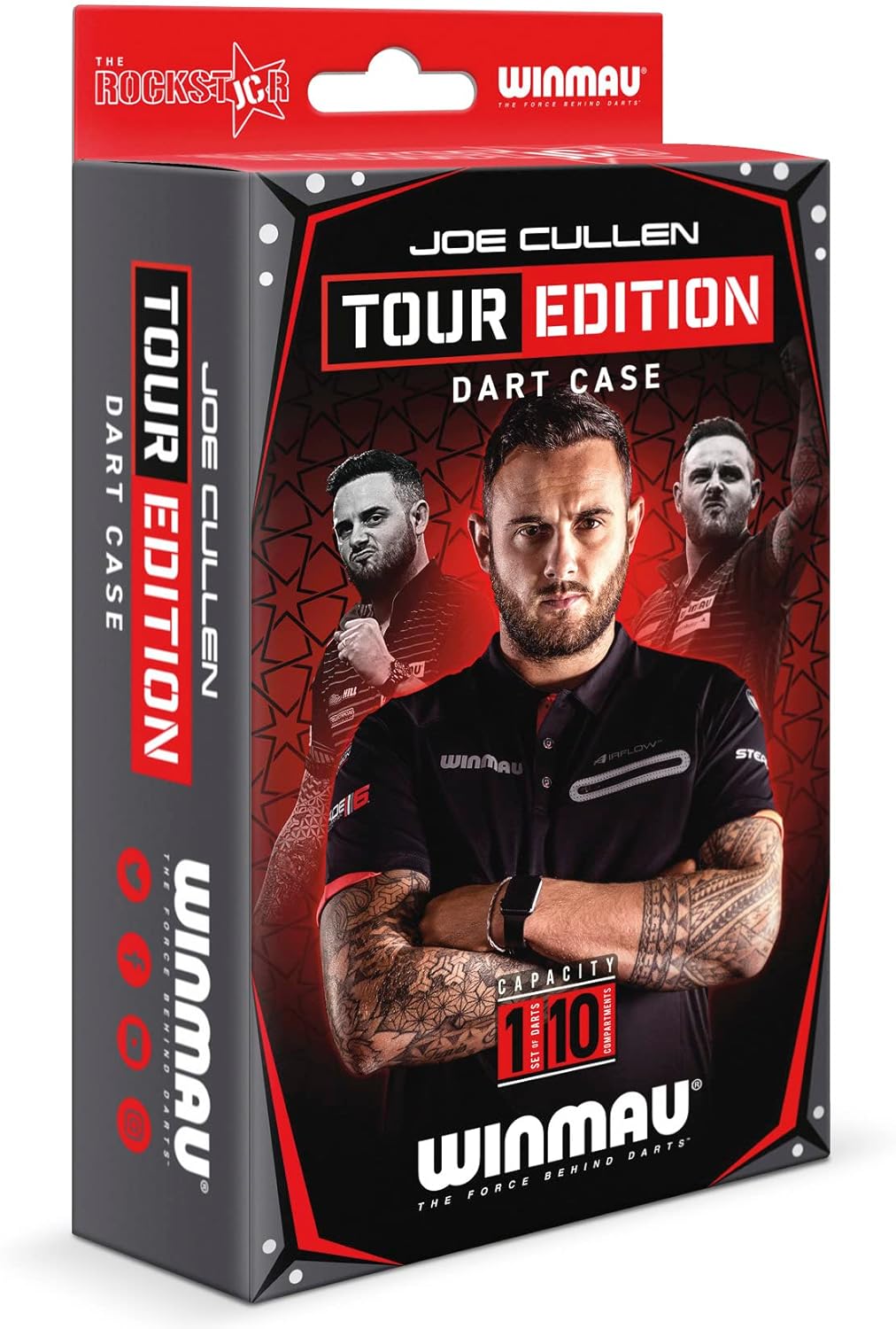 WINMAU Joe Cullen The Rockstar Tour Edition Dartasche für Darts und Zubehör