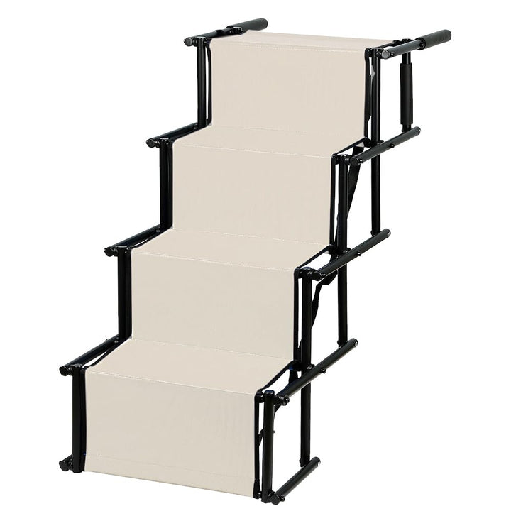 OHMG Hundetreppe Auto,Hunderampe Auto klappbar,Einstiegshilfe Hund Auto,Rampe Hund,Treppen/Stufen Fü