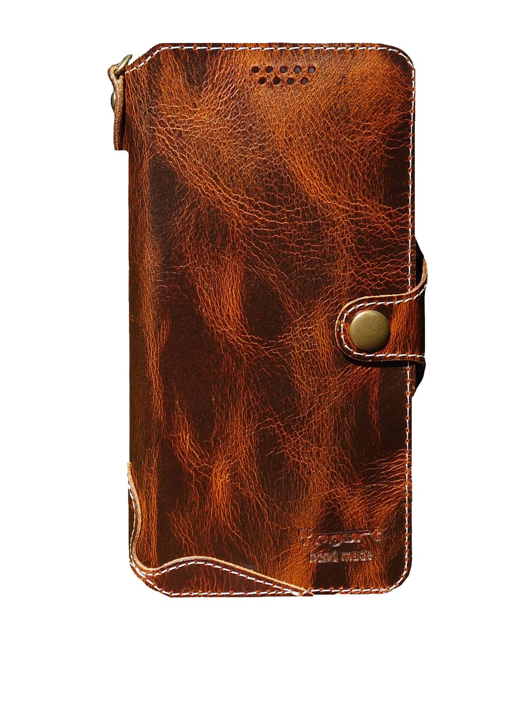 Yogurt Handyhülle für Samsung Galaxy S22+, Hülle Echtleder Case Ledertasche Lederhülle für Samsung S