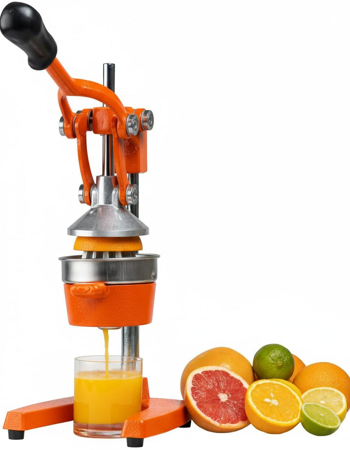 Cookinglife Zitruspresse - Gusseisen - Hebelmodell - Schwarz