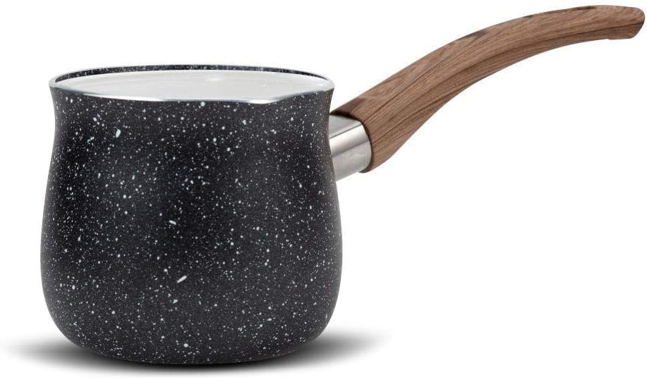 NAVA Schmelztiegel | 700 ML | Türkische Kaffeekanne mit Keramikbeschichtung | Für die Zubereitung vo