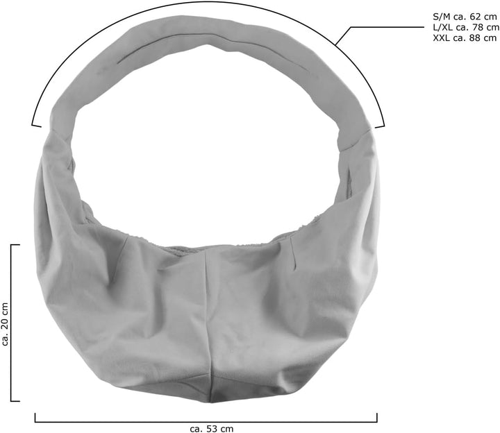 Crossbag - Softshell Edition in div. Farben - Hundetasche (Schwarz, S/M)