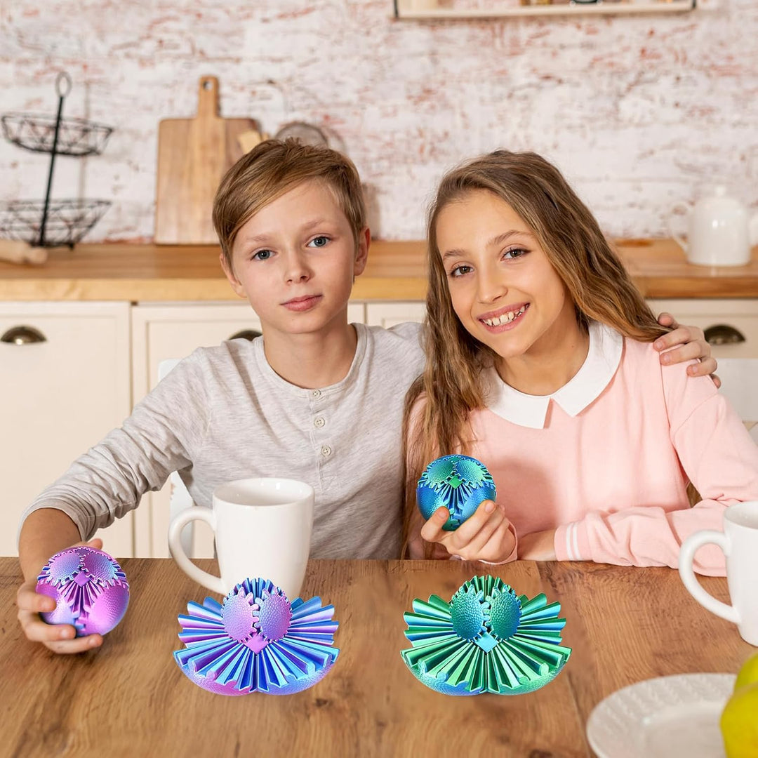 Gear Ball Fidget Spielzeug Steampunk Zahnrad Kugel Stressabbau Sensorisches Spielzeug autistische Ki