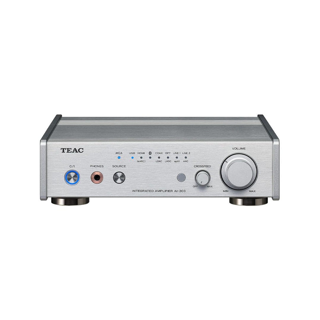 TEAC Reference AI-303 Hi-Res USB DAC Stereo-Vollverstärker mit Hypex Ncore Technologie, Bluetooth un