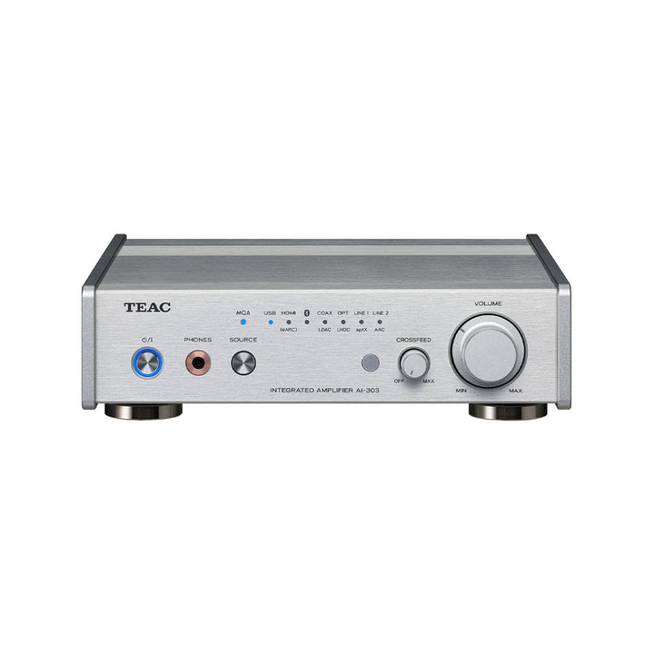 TEAC Reference AI-303 Hi-Res USB DAC Stereo-Vollverstärker mit Hypex Ncore Technologie, Bluetooth un