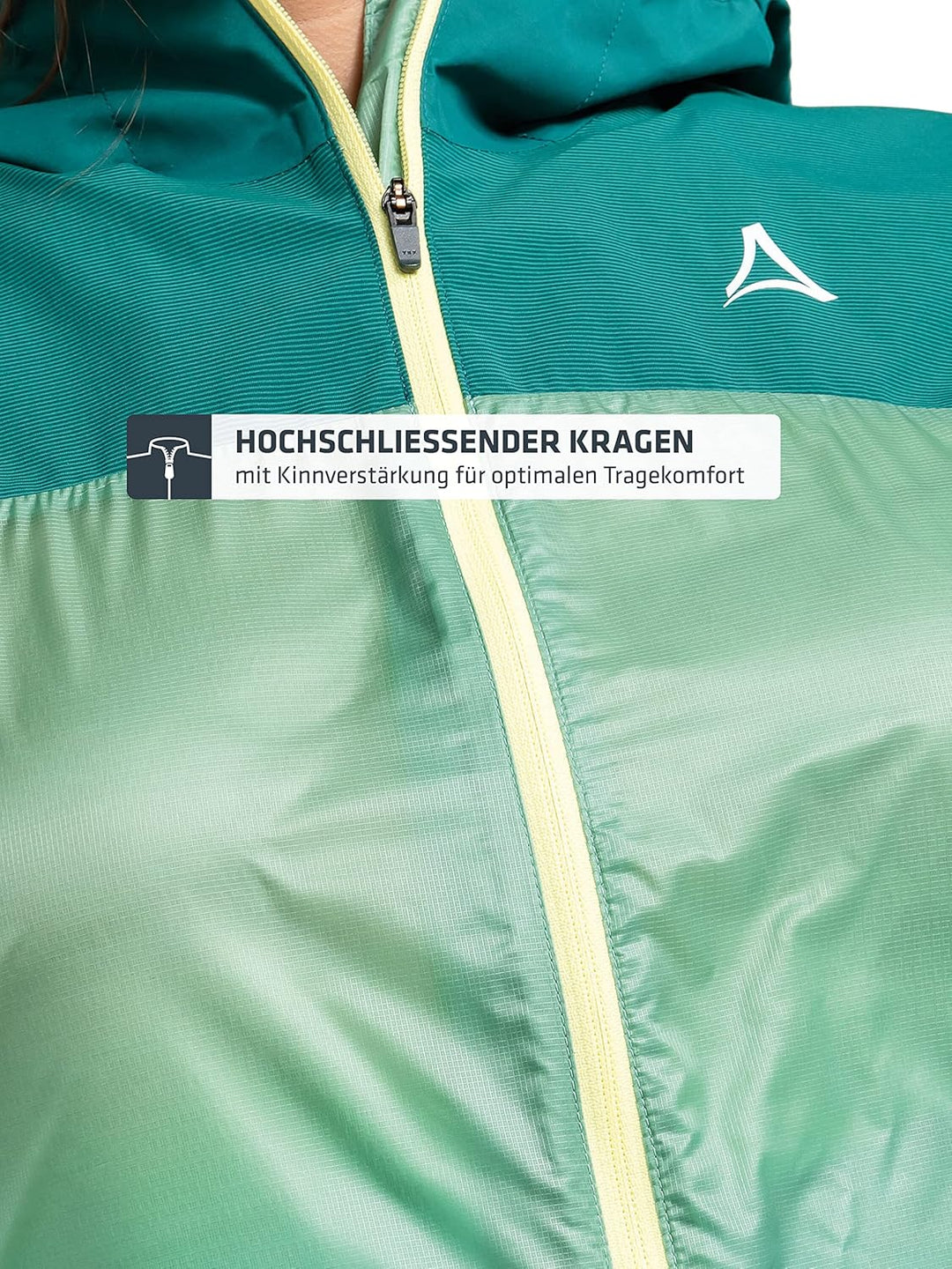 Schöffel Damen Hybrid Jkt Flow Trail L, extrem leichte, atmungsaktive MTB Jacke, wasserabweisende Fa