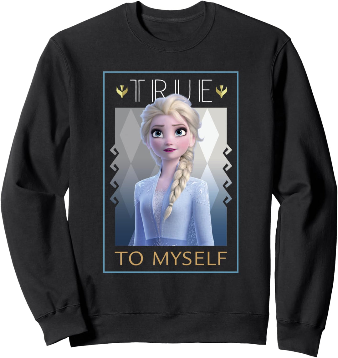 Disney Frozen 2 Elsa True To Myself Poster Sweatshirt
