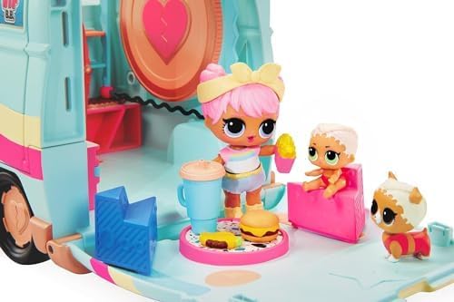 L.O.L. Surprise! 5-in-1 Grill &amp; Groove Camper - Spielset mit vielen Überraschungen - Küche, Bühne &amp;